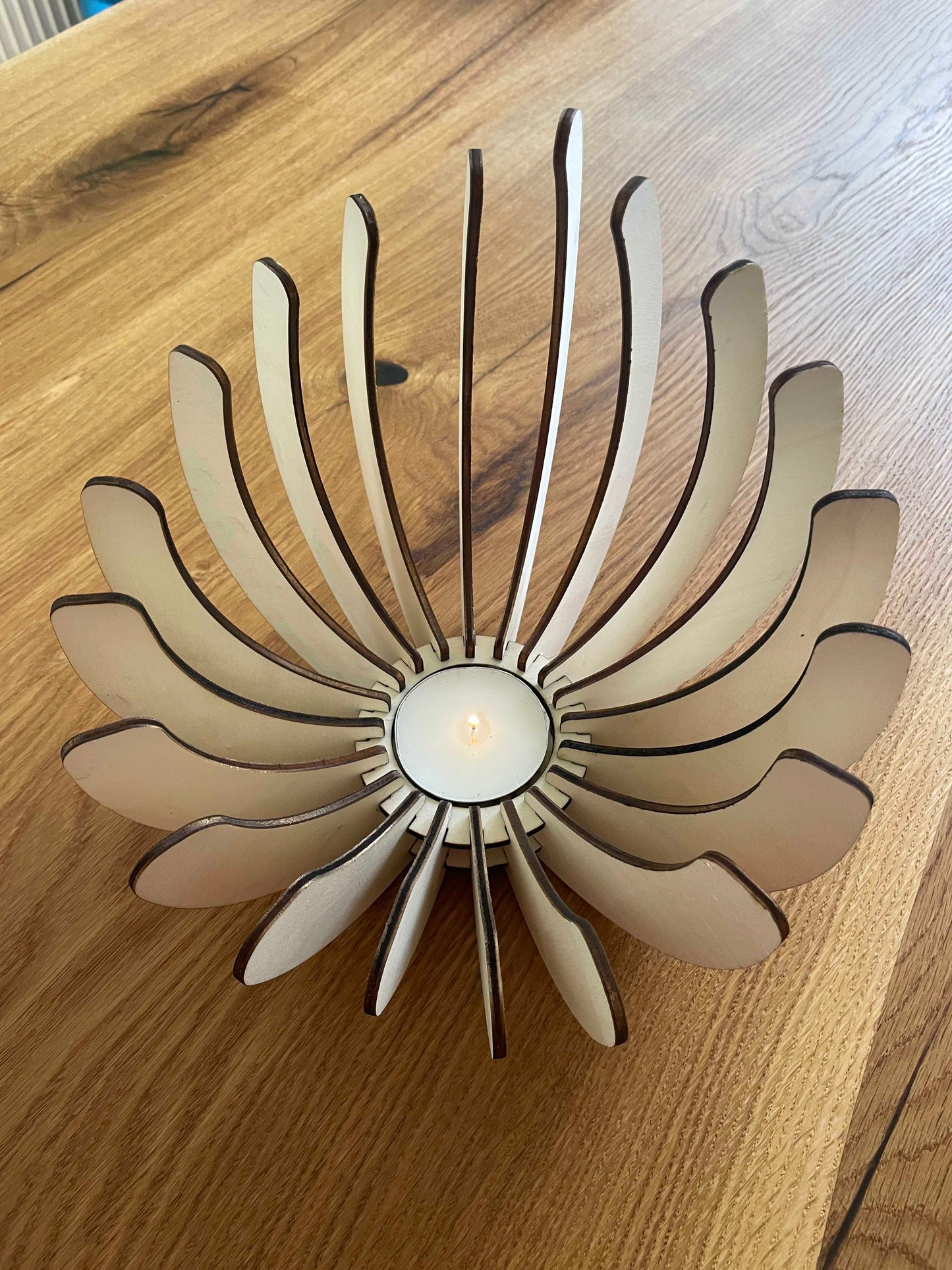 Holz-Kerzenhalter für Teelicht